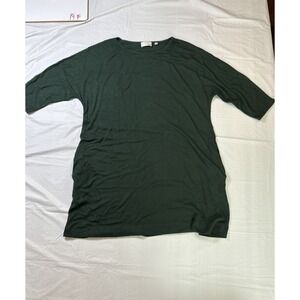 Womens Wilfred Free sweater dress, 3/4 sleeve, pockets, size S, green‎